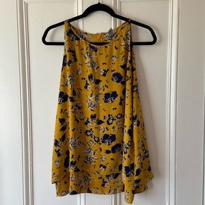 🌟 3 FOR $10 🌟 Lined sleeveless floral top